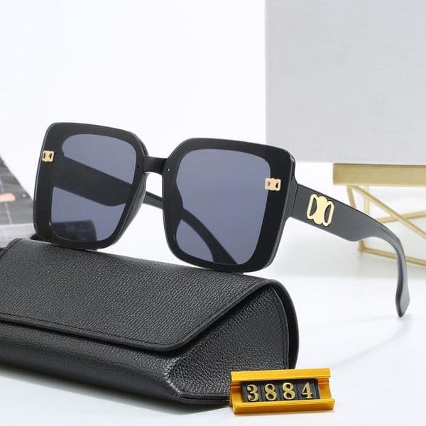 Fashion Women's Sunglasses Designer Men's Square Drive Glasses Beach Eyeglasses 6 Colors Ornamental