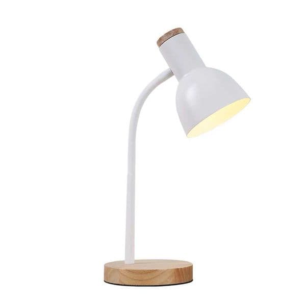 LED desk lamp for eye protection study Nordic solid wood desk lamp modern reading bedroom desk lamp X2411221