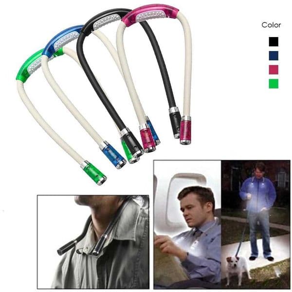 Flexible adjustable LED neck book night light energy-saving learning reading outdoor running accessories X241122