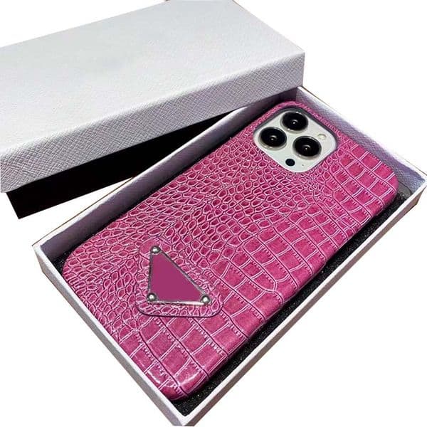 iPhon 14 13 Pro Max Cas Dsignr Phon Cass for Appl 12 11 XS XR 8 7 6 15 Plus PU Faux Crocodil Lathr Mobil Cll Back Bumpr Covrs Fundas Vt d