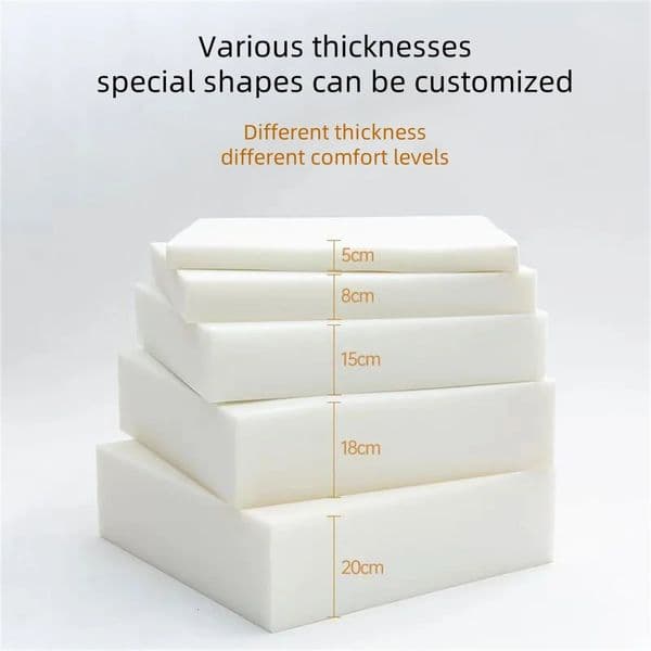 3CM 45D white foam sponge square high density seat foam white cushion core board decoration replacement pad advanced chair pad 241125