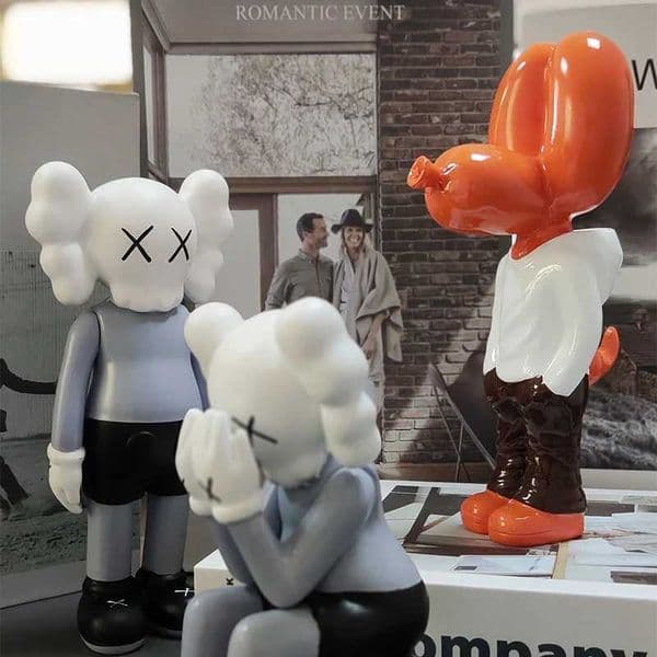 Decorative Objects Figurines Resin Pocket Doll Street Trend Art Decoration Statues Home Office Desktop Interior Wine Cabinet TV Cabinet Decoration T241125