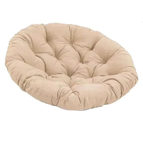 1pc Waterproof Chair Rocking Chair Hanging Basket Chair Papaya Chair Round Cushion 60x60 Cm Home Textile Accessories 241125