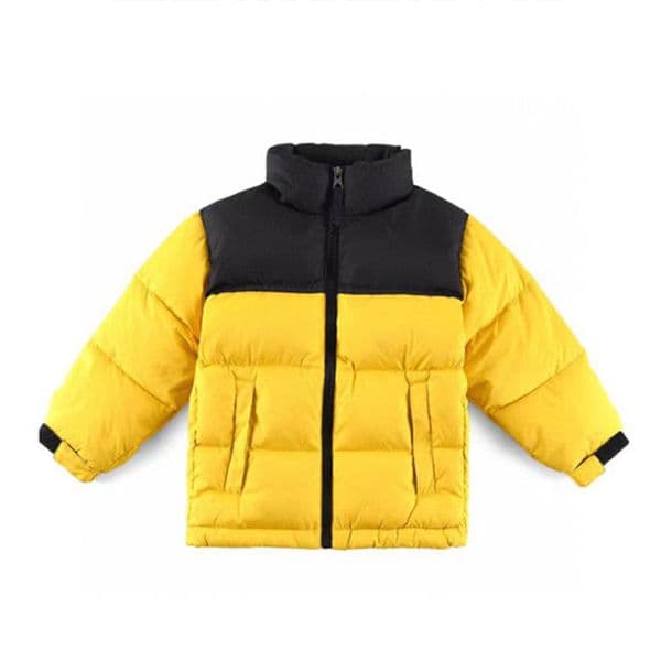 2026 New Boy Designer Clothe Kids Children NF Winter Boys Girls Outdoor Down Shiny Matte Hoodie Material Coat Face Couples Clothing Couple Thickface