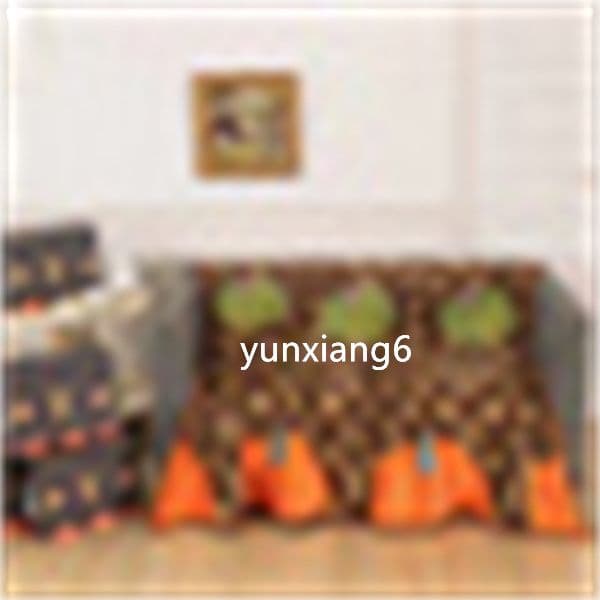 Designer retro print classic letter design color office travel towel sofa decoration shawl blanket 150 * 200cm with gift box