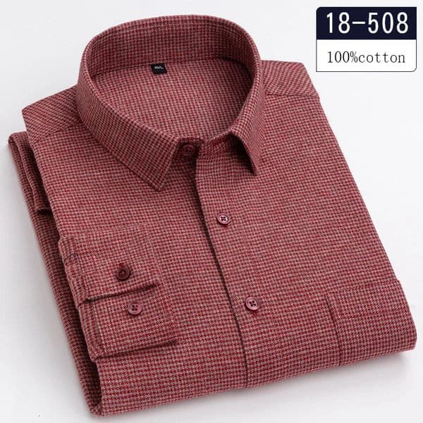 and high-quality 100% cotton hunting dog stone mens full set shirt suitable for mens slim casual shirts long sleeves plain weave soft er clothing Ropa 241125