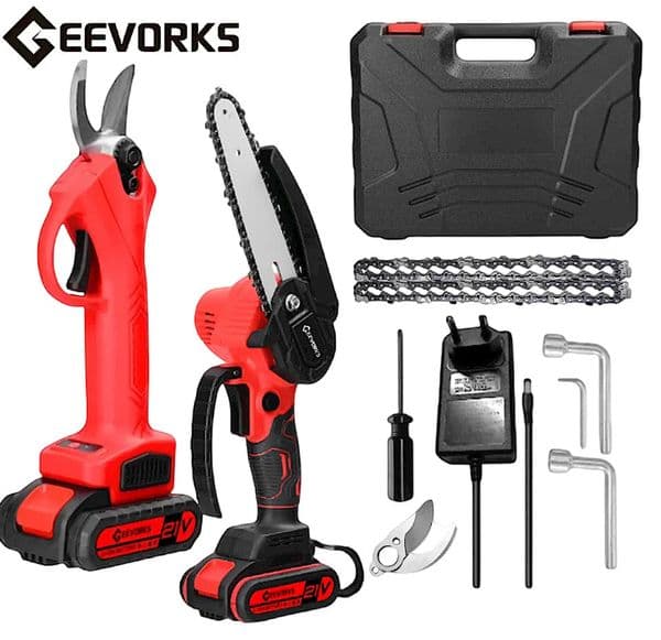 6-inch 21V 30mm cordless electric trimmer for efficient fruit tree branch cutting and landscape garden tools 241125