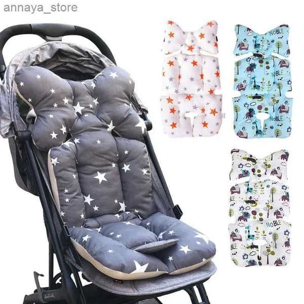 Stroller Parts Accessories Baby stroller cushion thick warm cotton breathable stroller high seat cushion padding cover protector accessories strollerL2404
