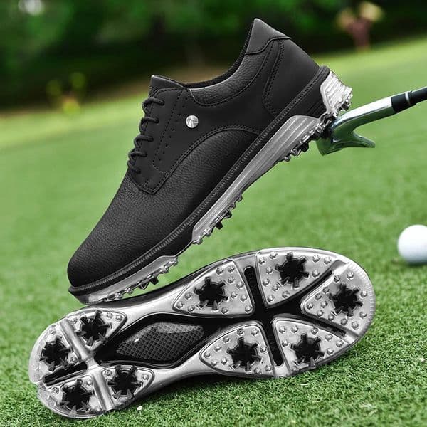 Golf Shoes waterproof Golfer Sport shoes Man Ankle Golf Sneaker supplies Golfing Shoes Non Slip Comfortable Walking Shoe black 241126