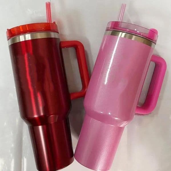 Spring Blue Joint model Parade Black Chroma H2.0 40oz Stainless Steel Tumblers Cups with Silicone handle Lid Straw Car mugs Water Bottles US STOCK