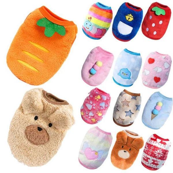 Warm Pet Clothing For Dog Clothes Cat Winter Costumes Cosplay Soft Fleece Lovely Clothes For Small Dogs Cats Chihuahua Coats XxsXJ241127