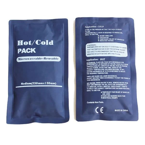 wholesale Reusable Gel Freezable Hot Cold Pack Ice Bag For Leg Knee Injuries Headache Gel Ice Cold Compress Pack Microwavable 28*13CM LL