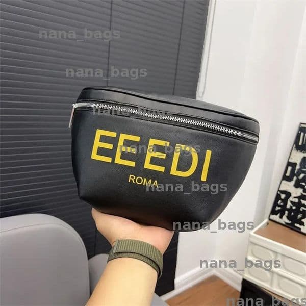 Genuine Leather Belt Bag Fanny Pack Mens Bumbag Designer Black Waist Bags Womens Chest Bag Fashion Handbags Pouch Purse Bum Bag Cross Body BFD2411181