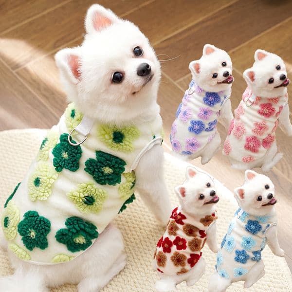 Luxury Pet Clothing Autumn/Winter Wer Plush Double Layer cat Cat Dog Universal Cold Proond Warm Vest dog Supplies Teddy Free Shipping