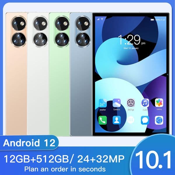 new crossborder tab p11 tablet 10 1inch large screen 4 32g dual card dual standby eight nuclear foreign trade source factory