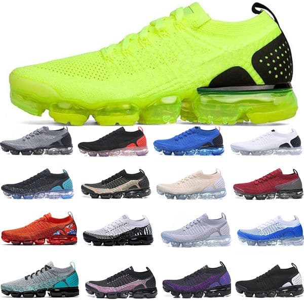 Designer Shoes Vp Fly 2.0 Knit Casual Sports Shoes Classic Men Women Cushion Triple Black White Sail Oreo Midnight Purple Chaussures Moc Trainers Sports Sneaker