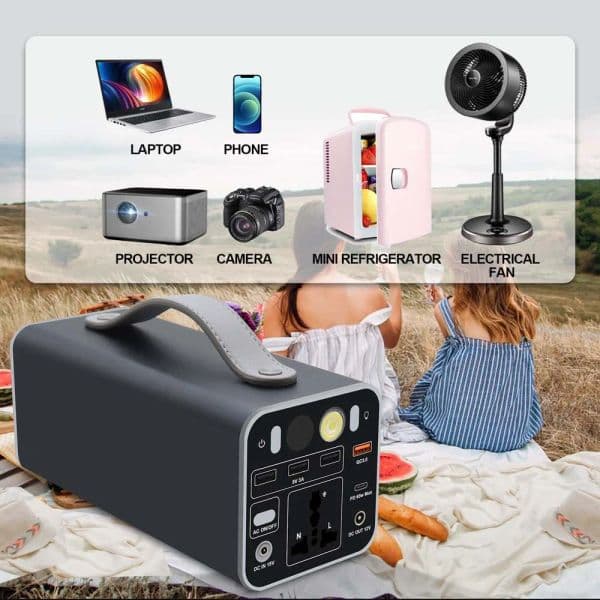 110V 220V 45000mAh Generator Battery Charger 180W Portable Power Station Outdoor Emergency Power Supply Camping Power Bank