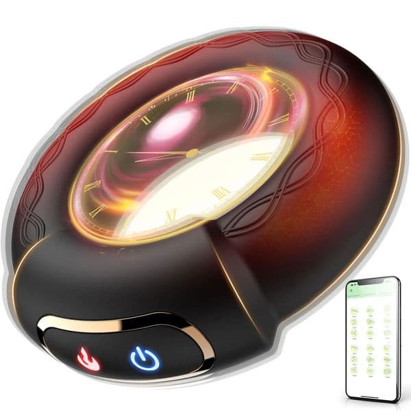 Heating Vibrator Cock Ring for Couple APP Wireless Remote Penis Ring 10 Modes Delay Ejaculation Erection Adult Sex Toys for Men 240125