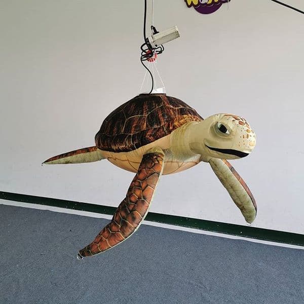 wholesale 4mL (13.2ft) With blower Finding Nemo Inflatable Crush Sea turtles For Nightclub Marine theme or Nightclub Decoration