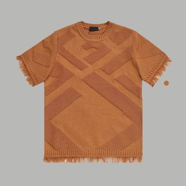 New AOP jacquard letter knitted sweater in autumn / winter 2024acquard knitting machine e Custom jnlarged detail crew neck cotton f5644