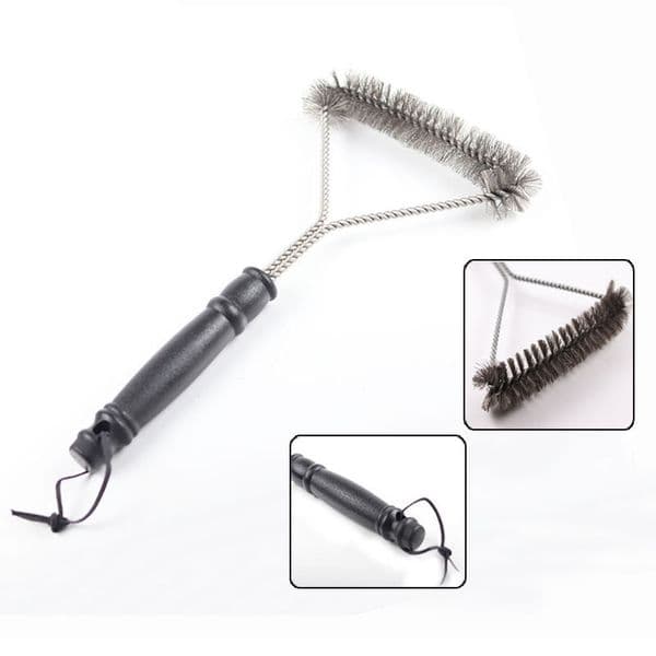 BBQ Brush Clean Tool Cleaner Grill Stainless Steel Bristles Non-stick Cleaning Brushes Barbecue Kitchen Accessories