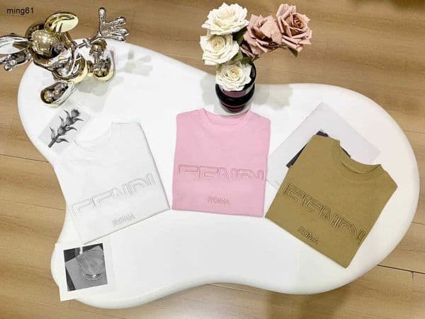 Brand baby T shirts Embroidered logo girls boys Short Sleeve Size 100-150 CM designer kids clothes summer cotton child tees 24Feb20