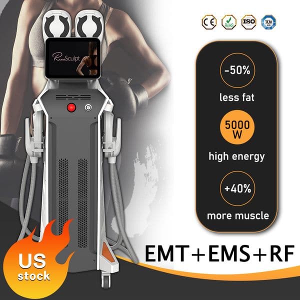 EMslim Muscle Building NEO Machine Hiemt Electromagnetic fat removal EMS RF skin tightening vest line building Equipment US Europe warehouse