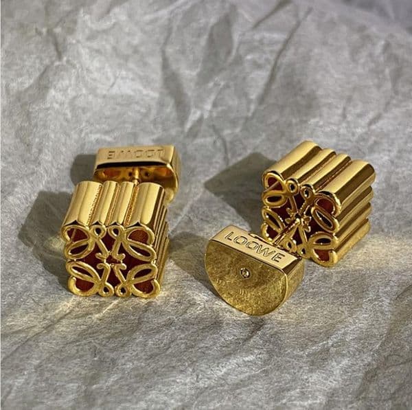 High Quality Brand Designer Geometric stud plated 18K Gold luxury Earrings for Women Wedding Jewelry Chirstmas Gift