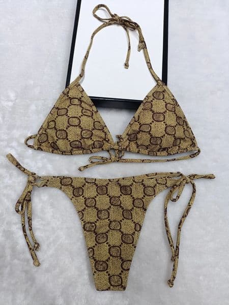 Women's Bikini Tie Dyed Micro Bikini Women's Swimwear Women's Swimwear Thong Swimwear Sexy Bikini Set Lace Up Women's Swimwear Size S XL