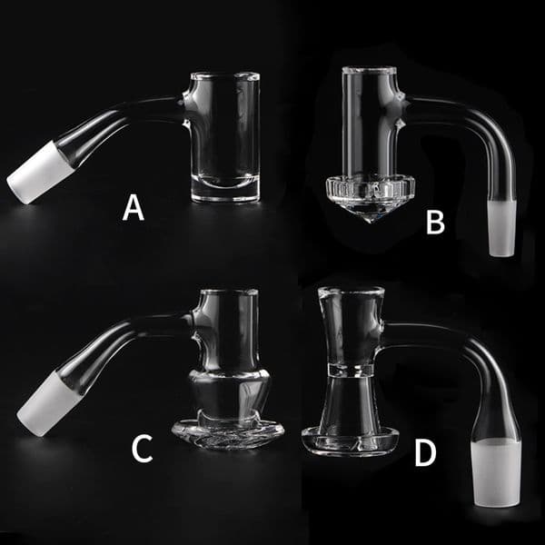 4 types Beracky Full Weld Terp Slurpers Quartz Banger Beveled Edge 10mm 14mm 18mm Male 45/90 Degree Quartz Banger Nails