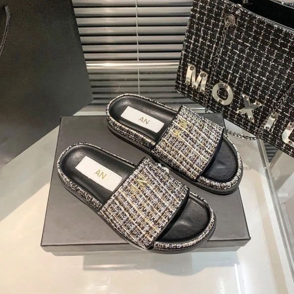 Casual Vintage Straw Slippers Sunshine Designer Womens Summer Top Quality New Mens Flat Sandals Luxurys Shoes Outdoor Walking Mules