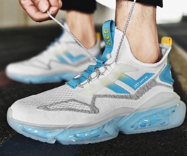 Classic 2024 men's shoes breathable mesh shoes youth sports light running shoes local boots store yakuda training Sneakers Anniversary Athleisure Daily Outfit
