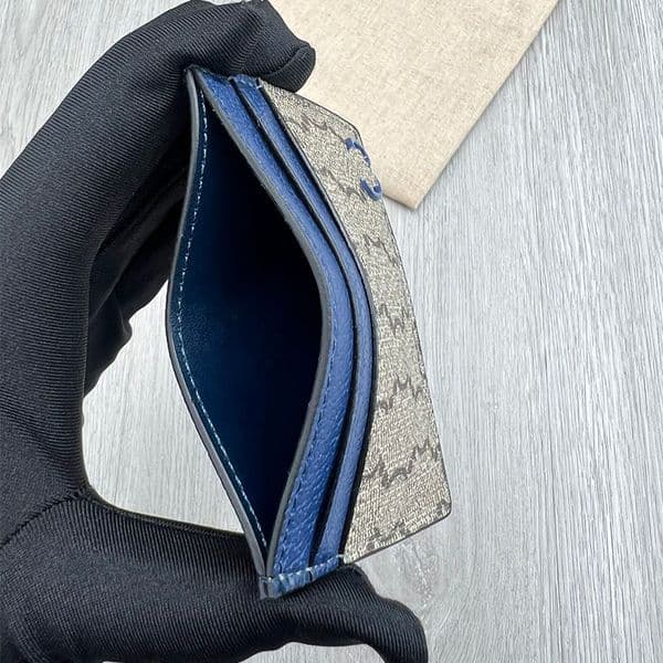 Designer Card Holder Men Women Cards Holders Black Lambskin Mini Wallets Coin purse pocket Interior Slot Pockets Genuine Leather small bag 3 colors 768248