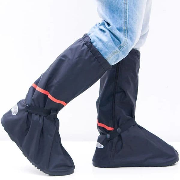 High quality nylon Oxford shoe cover mens waterproof shoe cover anti slip thick reusable outdoor travel boot cover 240614