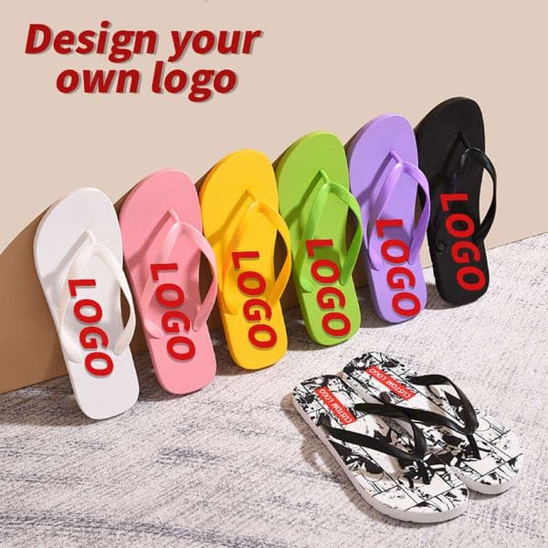 China Factory Low Moq Slippers Women's Slipper Flip Flops Women Wholesale Sandals Custom Slides