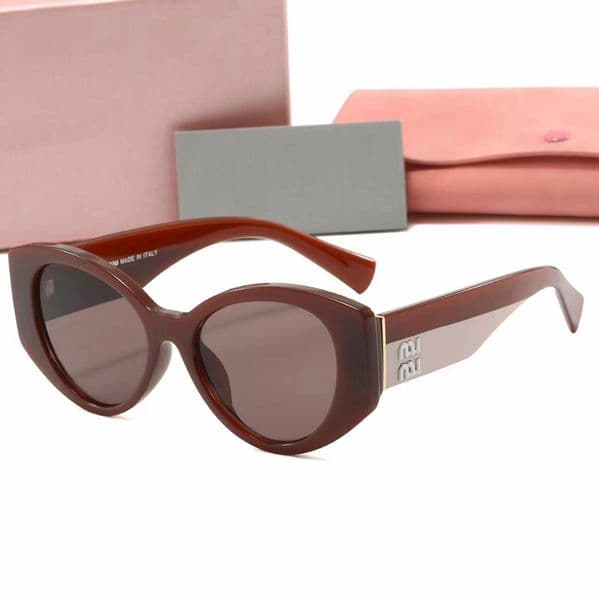 sunglasses oval frame M Sunglasses designer Women's radiation resistant Men's Oval Sun retro Prescription Glasses board grade appearance with Original Box 16