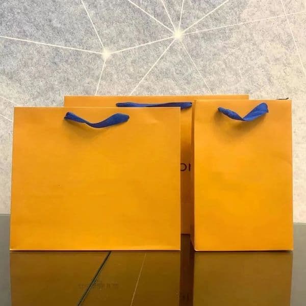 2026 Perfume High Quality Luxury Yellow Portable perfume cologne Clothing Storage Paper Bag 888 Cologne Free Shipping Shipping