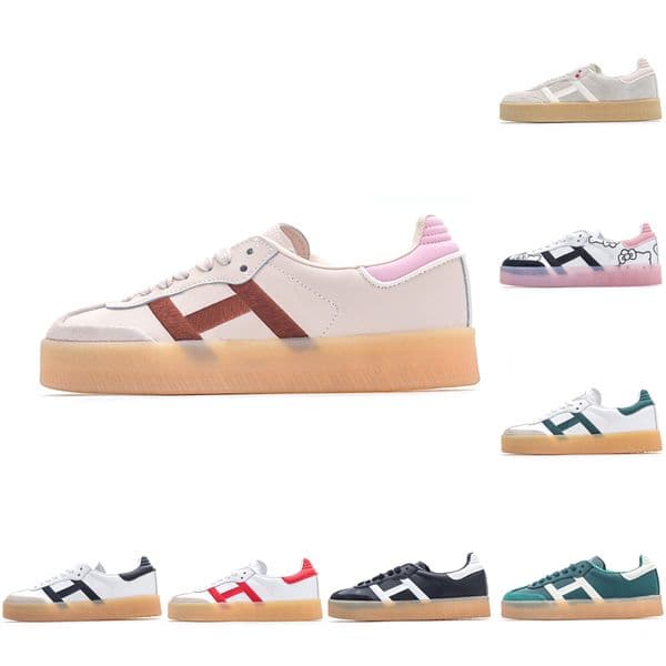 Vegan OG Flat Casual Shoes Bold Pink White Black Red Green Men Women trainers Sports Sneakers
