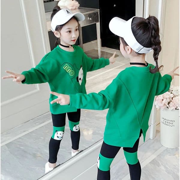 Girls Spring and Autumn Suits 2024 Style Fashion Sets Baby Girl Clothes Childrens Clothing 11 10 9 8 7 6 5 3 2 12 Years Old 240618