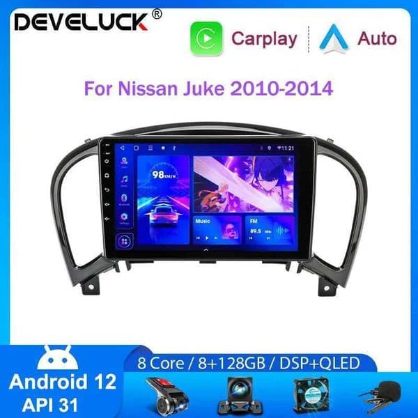 Other Electronics Android 12 car radio suitable for Nissan Juke YF15 2010-2014 multimedia navigation video player 2 Din Carplay Auto 48 EQ head unit GPS J240615