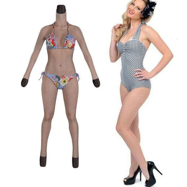 Silicone Fake Vagina and Realistic Boobs Bodysuit C E Cup Breast Form Cosplay Fill Cotton Full Body Crossdresser Drag Queen Gay