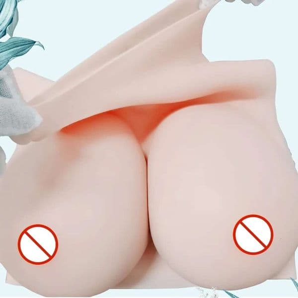 2024 Silicone Breastplate Fake Boob Cosplay Plate Cotton Breast Forms Hight Low Round Collar Crossdresser Drag Queen
