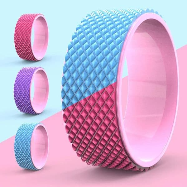 3D Yoga Wheel Back Bend Fitness Equipment Open Back Beginner Yogas Circle Female Massage Open Shoulder Fitness Home Dharma Wheel 240621
