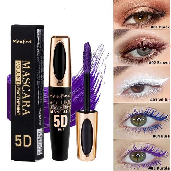 5D Three Dimensional Eye Black Waterproof Not Easy To Smudge Durable Thick And Curly 240620