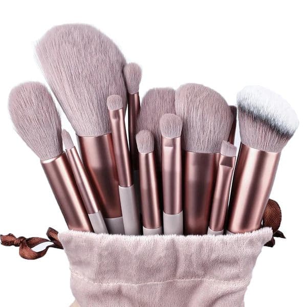 13Pcs Soft Fluffy Makeup Brushes Set for cosmetics Foundation Blush Powder Eyeshadow Kabuki Blending Makeup brush beauty tool 240625