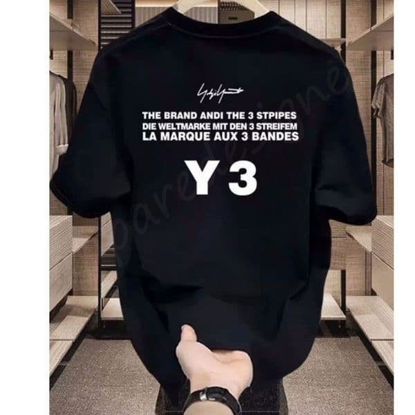 Designer T Shirt Men and Women Shirts with Letter Print Y3 Summer Clothes Tshirt Y1289