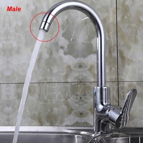 Water Saving Kitchen Faucet Tap Aerator Chrome Male/Female Nozzle Sprayer Filter 20/22/24/28mm Wholesale&DropShip
