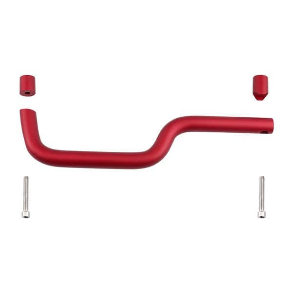 4 PCS Front Roll Bar Grab Handles Aluminum Alloy Grip Handle For Ford Bronco 2021 2022 2023 Black Rear Grab Handle Red