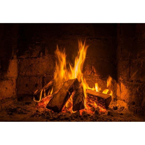 Winter Fireplace Christmas Photography Backdrop Burning Fire Flame Photocall Festival Party Photographic Background Photo Studio