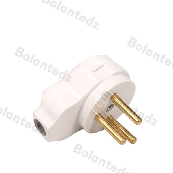 White 16A Israel male female assembly wiring power plug socket new Pakistan european 3pins 2025 triprong docking connector plug Type H